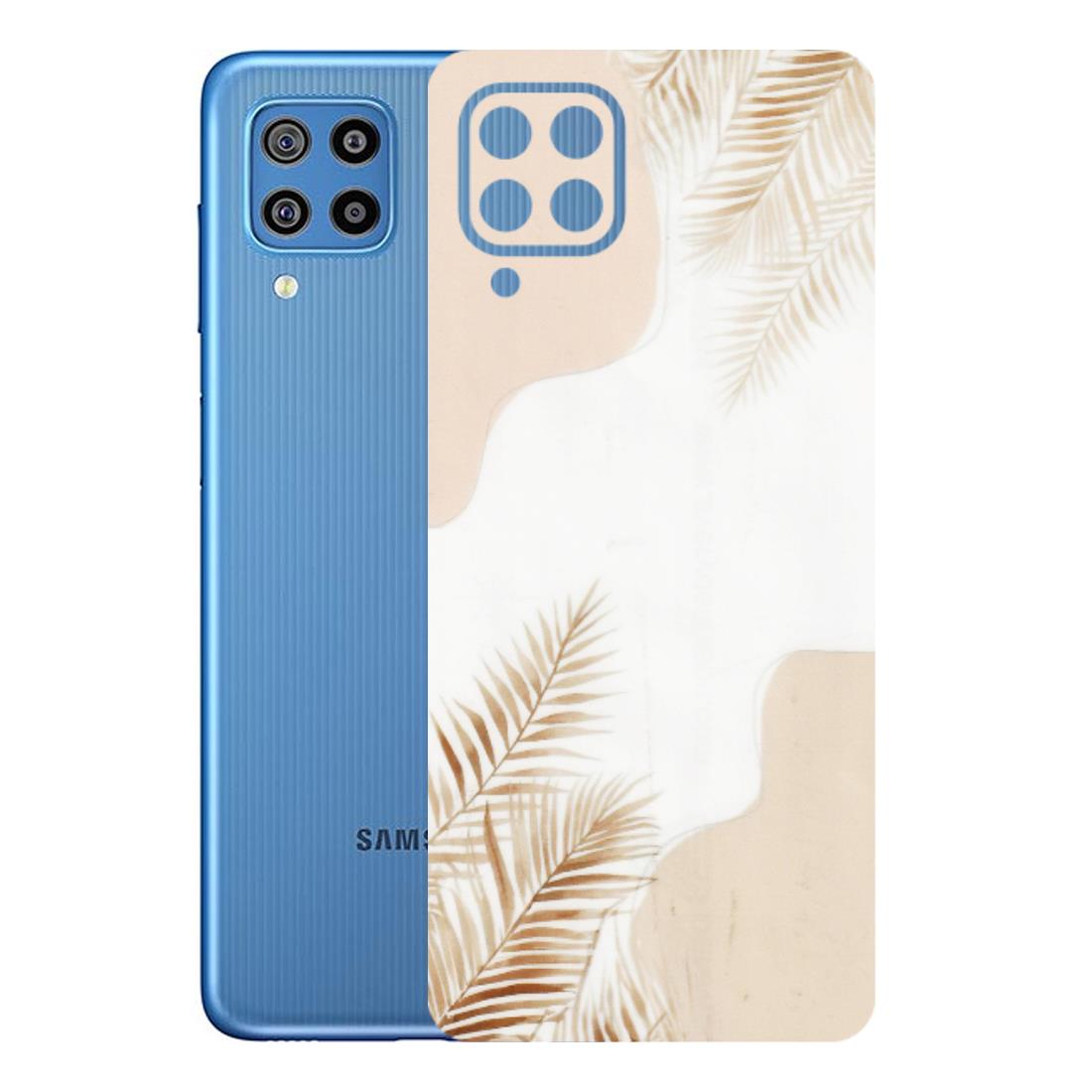 Samsung M/F/Note/Flip and C Phone Skins (All Models) - Gold Petals Abstract - Transparent Finish (T-08) Samsung Galaxy F22