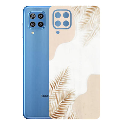 Samsung M/F/Note/Flip and C Phone Skins (All Models) - Gold Petals Abstract - Transparent Finish (T-08) Samsung Galaxy F22