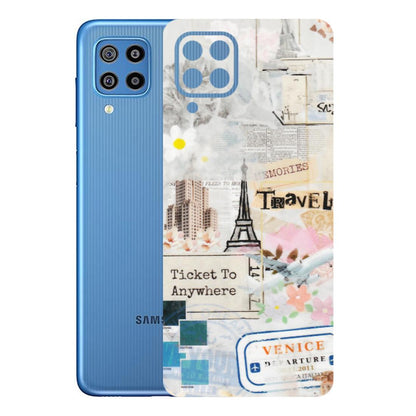 Samsung M/F/Note/Flip and C Phone Skins (All Models) - Travel Memories - Transparent Finish (T-09) Samsung Galaxy F22