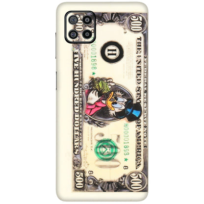 Samsung M/F/Note/Flip and C Phone Skins (All Models) - Five Hundred Dollar Duck - Transparent Finish (T-15) Samsung Galaxy F22