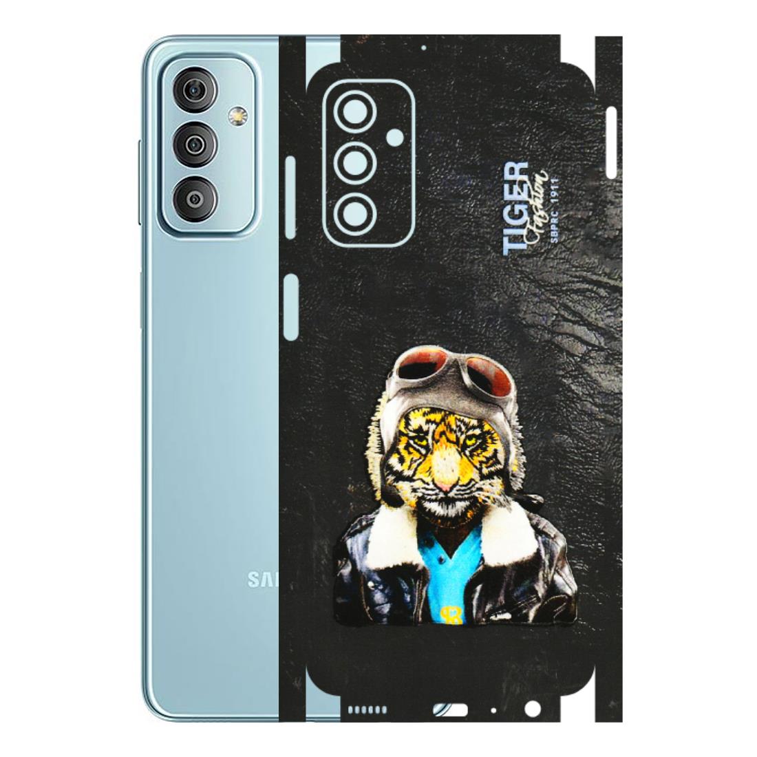 Samsung M/F/Note/Flip and C Phone Skins (All Models) - Rider Tiger - 3D Embossed Finish (L-113) Samsung Galaxy F23