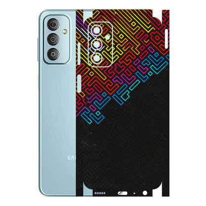 Samsung M/F/Note/Flip and C Phone Skins (All Models) - Dotme Pattern Art - 3D Embossed Finish (L-121) Samsung Galaxy F23