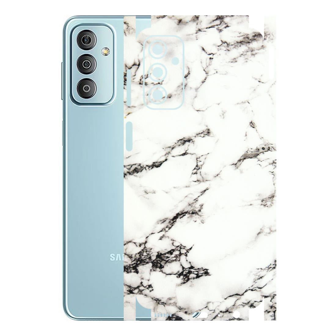 Samsung M/F/Note/Flip and C Phone Skins (All Models) - Black and White Marble Texture - 3D Embossed Finish (L-124) Samsung Galaxy F23