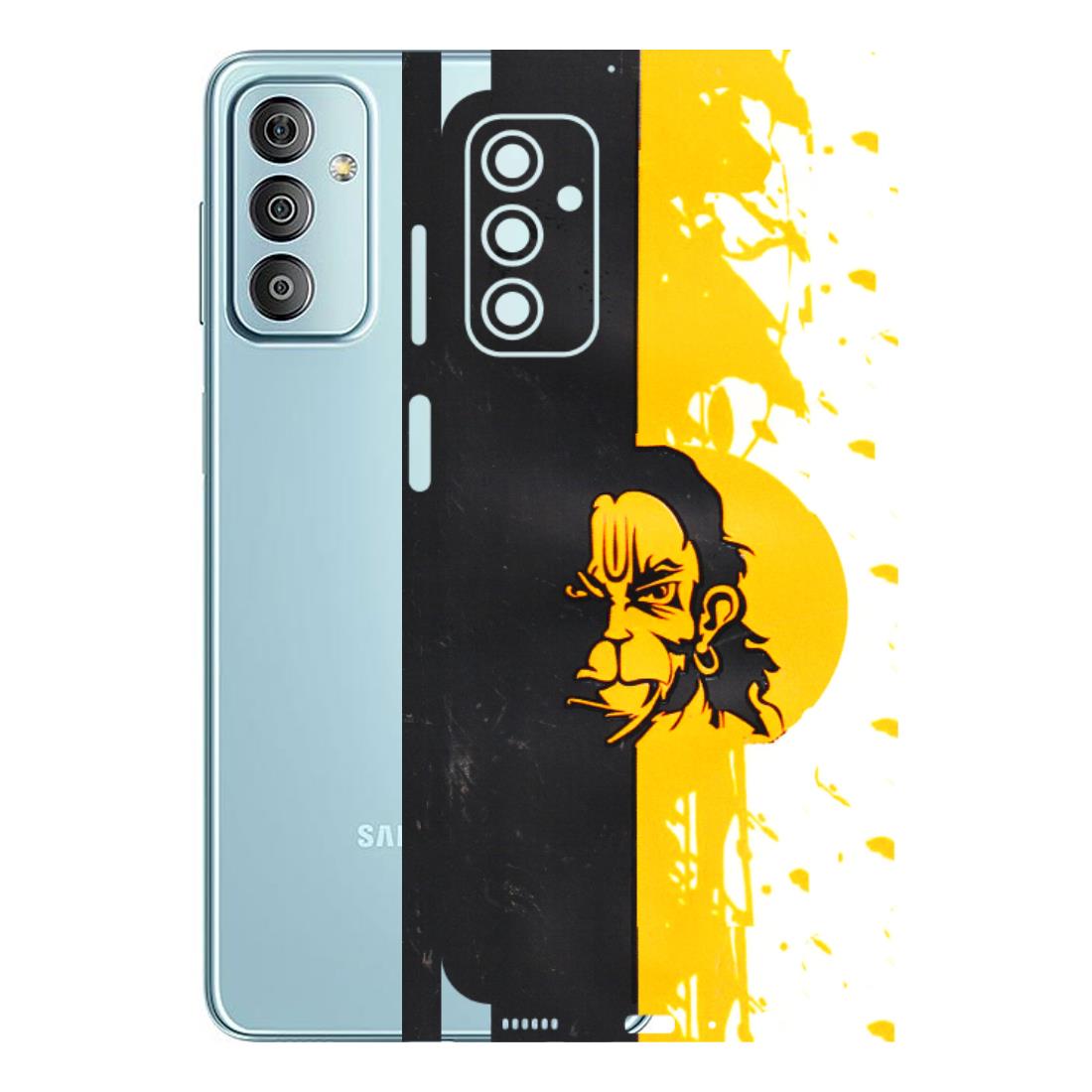 Samsung M/F/Note/Flip and C Phone Skins (All Models) - Bajrangbali - 3D Embossed Finish (L-151) Samsung Galaxy F23