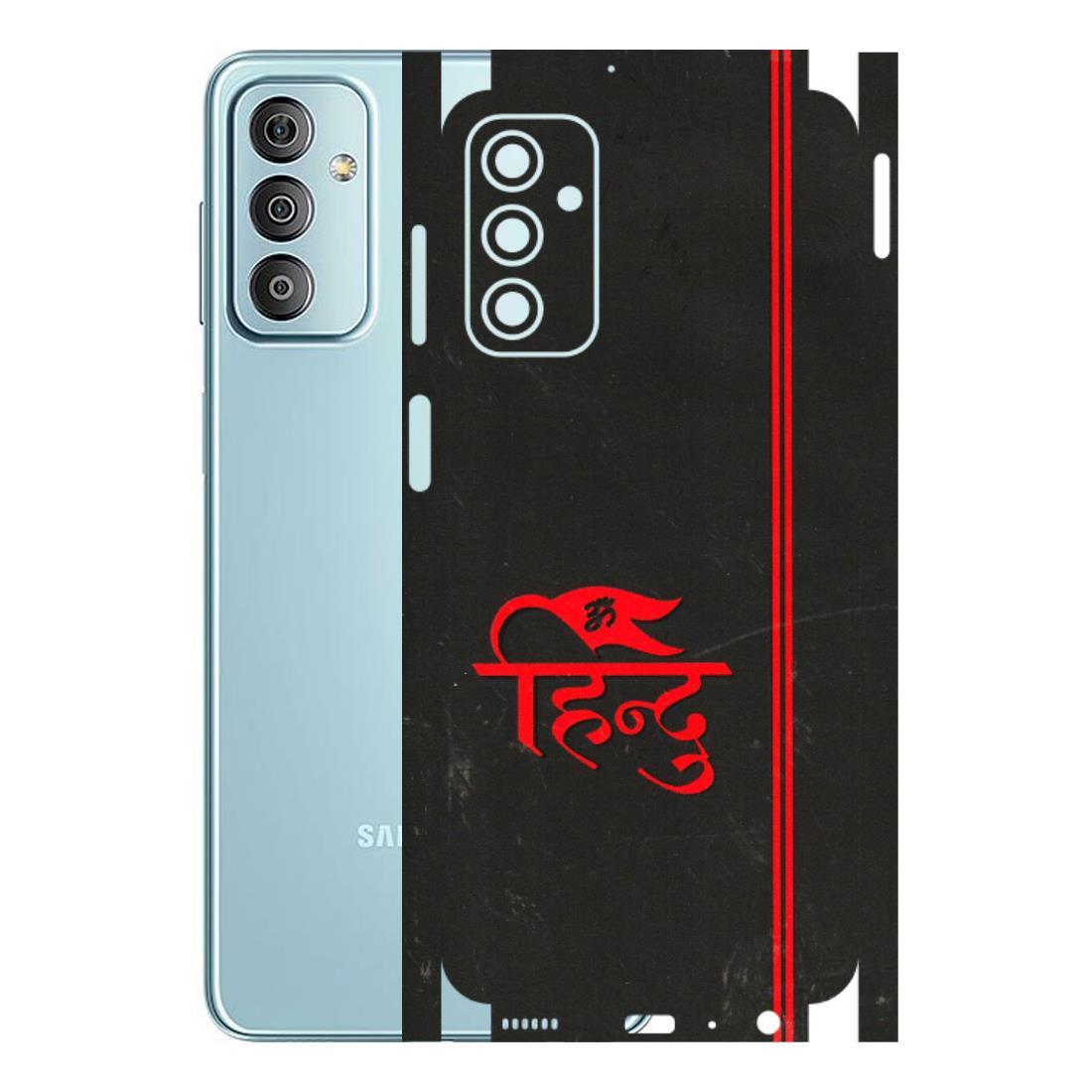 Samsung M/F/Note/Flip and C Phone Skins (All Models) - Hindu Black - 3D Embossed Finish (L-153) Samsung Galaxy F23