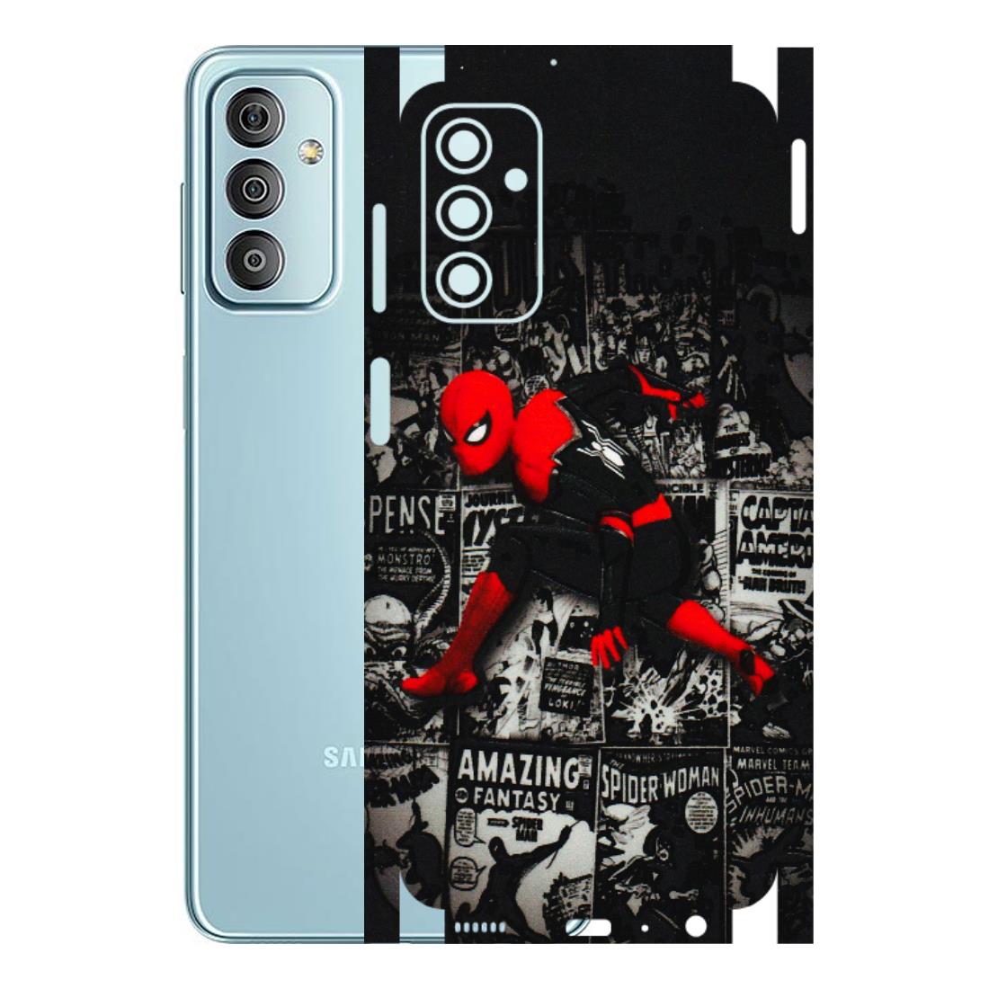 Samsung M/F/Note/Flip and C Phone Skins (All Models) - SpiderMan New - 3D Embossed Finish (L-162) Samsung Galaxy F23