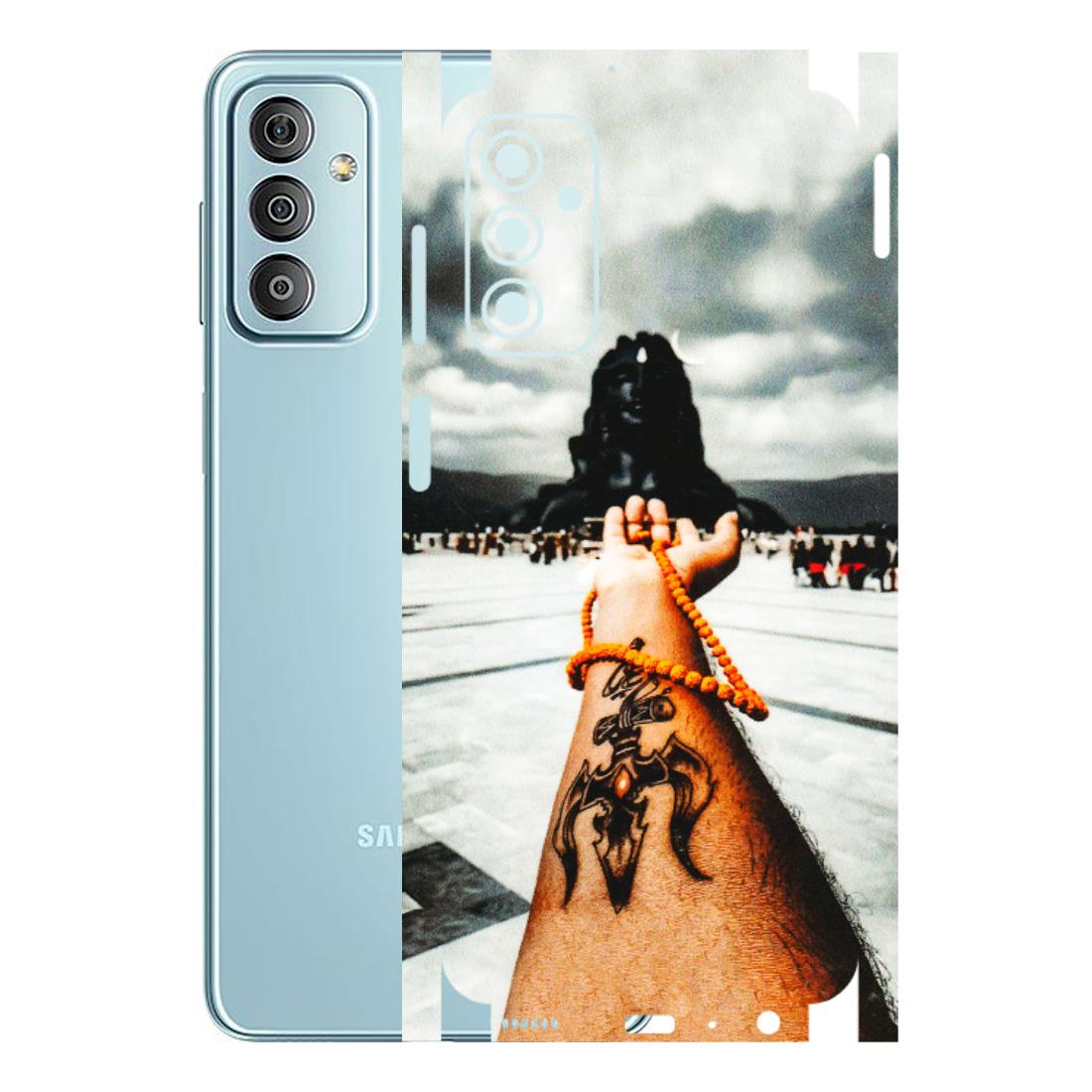 Samsung M/F/Note/Flip and C Phone Skins (All Models) - Jai Adiyogi Mahakaal - 3D Embossed Finish (L-164) Samsung Galaxy F23