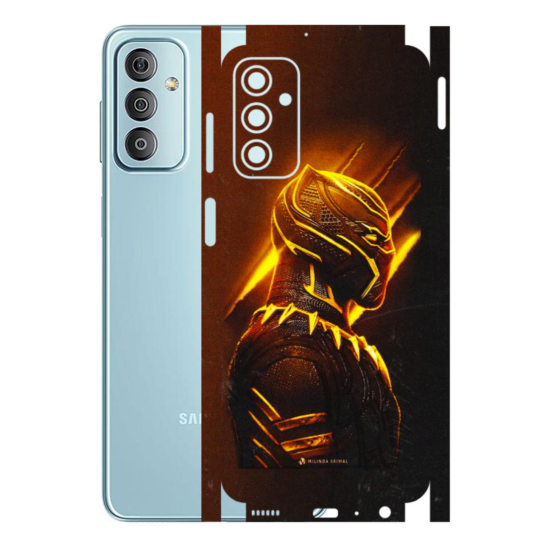 Samsung M/F/Note/Flip and C Phone Skins (All Models) - Gold Black Panther - 3D Embossed Finish (L-181) Samsung Galaxy F23