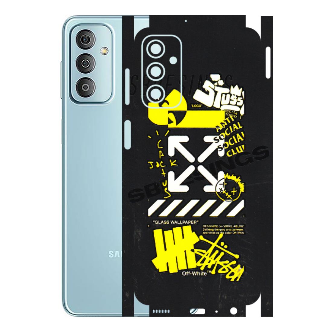 Samsung M/F/Note/Flip and C Phone Skins (All Models) - Anti Social Graffiti - 3D Embossed Finish (L-198) Samsung Galaxy F23