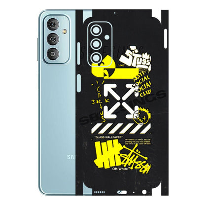 Samsung M/F/Note/Flip and C Phone Skins (All Models) - Anti Social Graffiti - 3D Embossed Finish (L-198) Samsung Galaxy F23