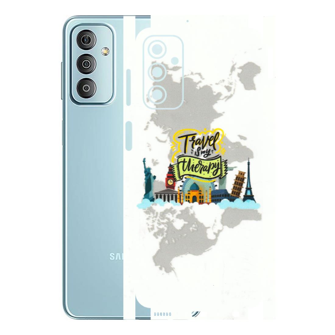 Samsung M/F/Note/Flip and C Phone Skins (All Models) - Travel Therapy - 3D Embossed Finish (L-199) Samsung Galaxy F23