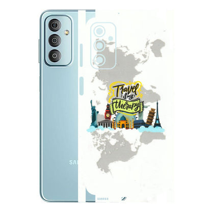 Samsung M/F/Note/Flip and C Phone Skins (All Models) - Travel Therapy - 3D Embossed Finish (L-199) Samsung Galaxy F23