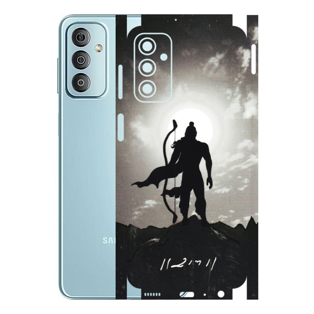 Samsung M/F/Note/Flip and C Phone Skins (All Models) - Jai Siya Ram - 3D Embossed Finish (L-200) Samsung Galaxy F23