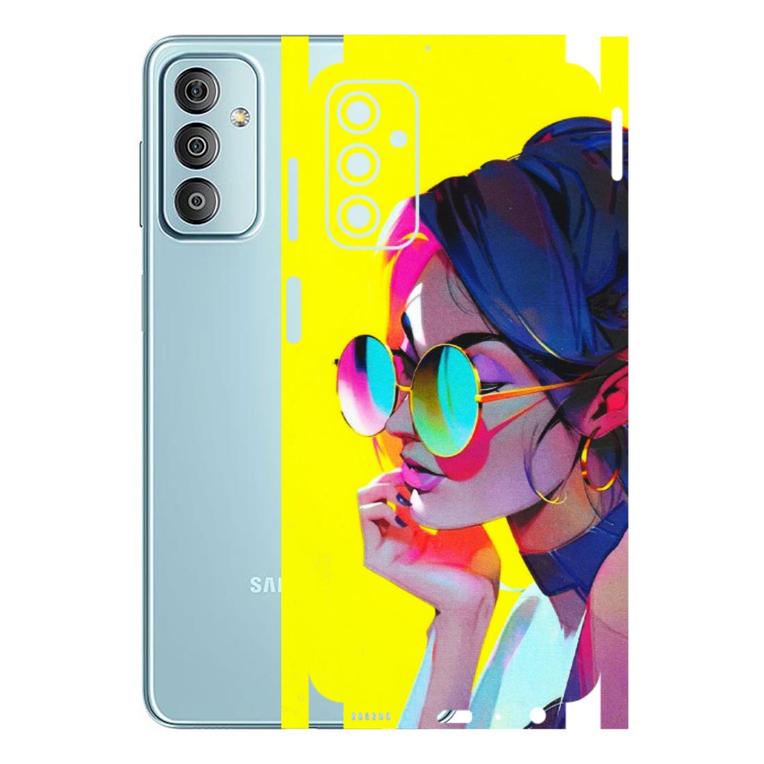 Samsung M/F/Note/Flip and C Phone Skins (All Models) - Bold Stylish Girl - 3D Embossed Finish (L-222) Samsung Galaxy F23