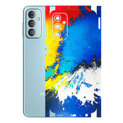 Samsung M/F/Note/Flip and C Phone Skins (All Models) - Acrylic Paint Spill - 3D Embossed Finish (L-229) Samsung Galaxy F23