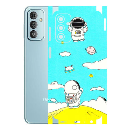 Samsung M/F/Note/Flip and C Phone Skins (All Models) - Blue Skies Astro Float - 3D Embossed Finish (L-230) Samsung Galaxy F23