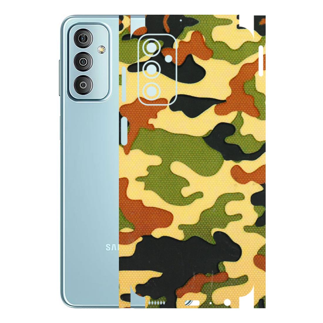 Samsung M/F/Note/Flip and C Phone Skins (All Models) - Indian Military - 3D Embossed Finish (L-234) Samsung Galaxy F23