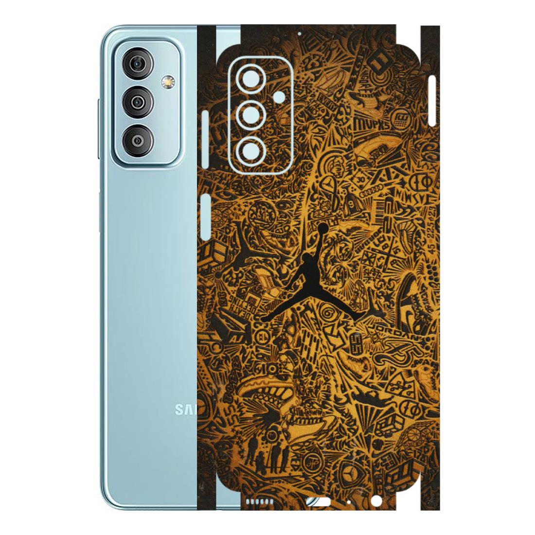Samsung M/F/Note/Flip and C Phone Skins (All Models) - Premium Gold Basketball Player - 3D Embossed Finish (L-236) Samsung Galaxy F23