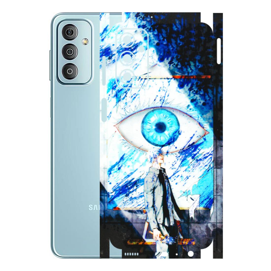 Samsung M/F/Note/Flip and C Phone Skins (All Models) - Gojo Satoru evil eye - 3D Embossed Finish (L-239) Samsung Galaxy F23