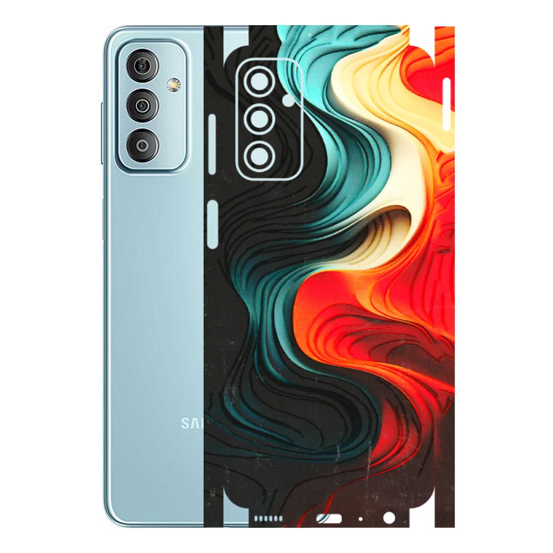 Samsung M/F/Note/Flip and C Phone Skins (All Models) - The Silky Swirl - 3D Embossed Finish (L-240) Samsung Galaxy F23