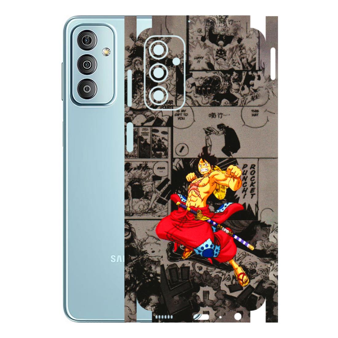 Samsung M/F/Note/Flip and C Phone Skins (All Models) - One Piece Rocket Punch Manga - 3D Embossed Finish (L-25) Samsung Galaxy F23