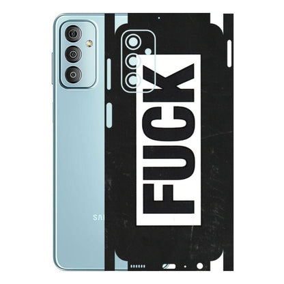 Samsung M/F/Note/Flip and C Phone Skins (All Models) - The F Word - 3D Embossed Finish (L-255) Samsung Galaxy F23