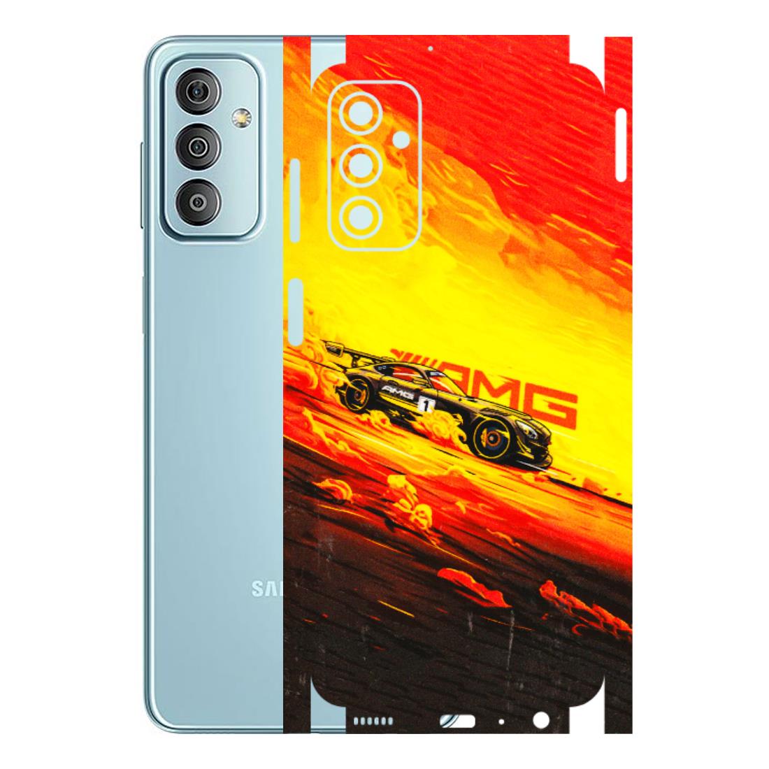 Samsung M/F/Note/Flip and C Phone Skins (All Models) - AMG Car Speed Cover - 3D Embossed Finish (L-256) Samsung Galaxy F23