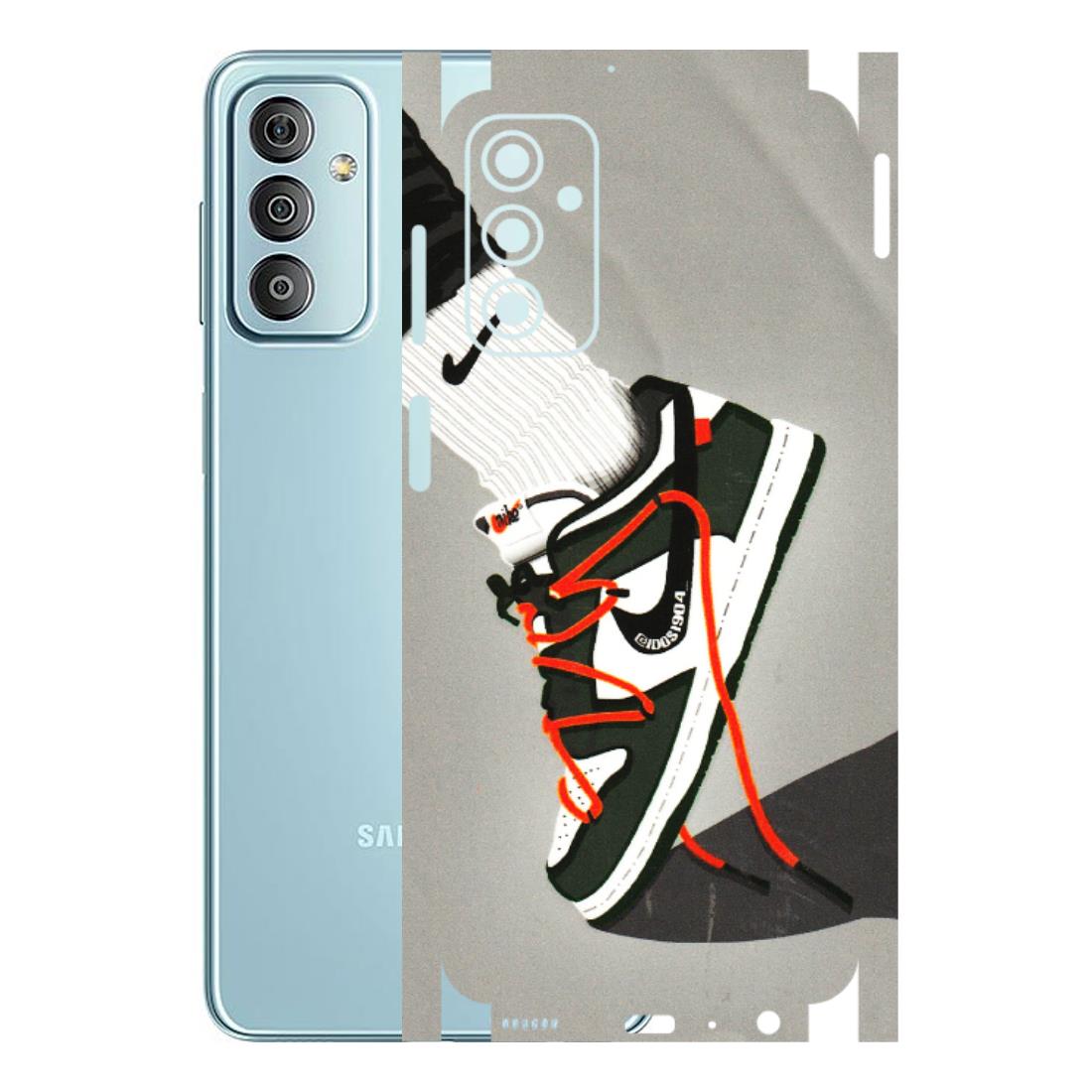 Samsung M/F/Note/Flip and C Phone Skins (All Models) - New Grey Sneaker - 3D Embossed Finish (L-261) Samsung Galaxy F23