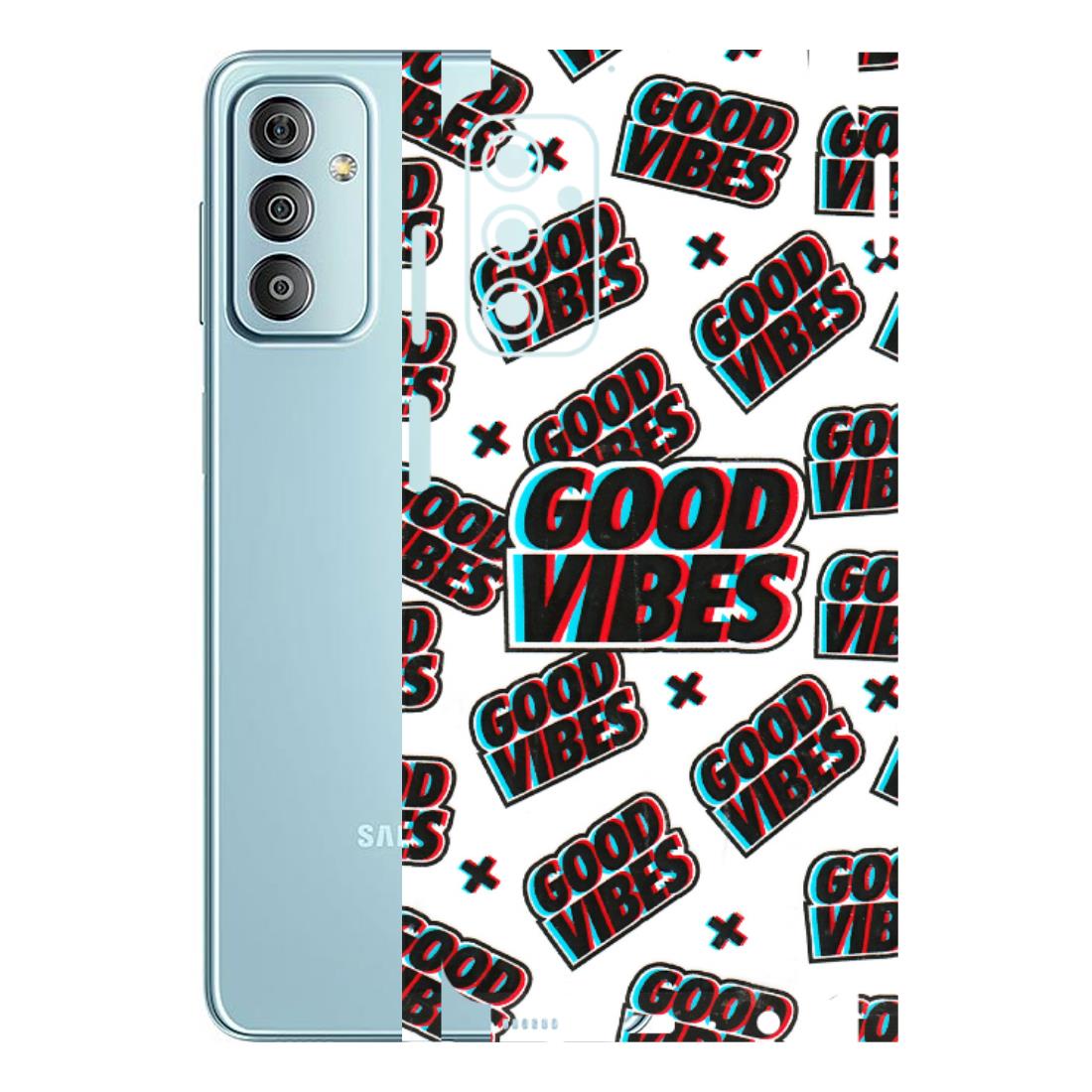 Samsung M/F/Note/Flip and C Phone Skins (All Models) - Good Vibes - 3D Embossed Finish (L-282) Samsung Galaxy F23
