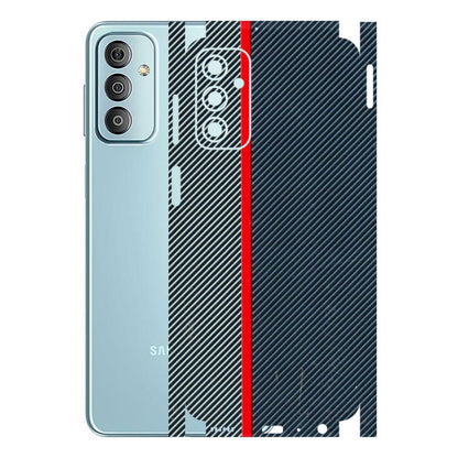 Samsung M/F/Note/Flip and C Phone Skins (All Models) - Blue Sober Lines - 3D Embossed Finish (L-305) Samsung Galaxy F23