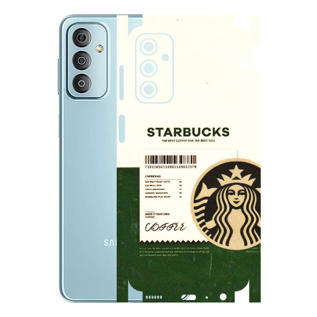 Samsung M/F/Note/Flip and C Phone Skins (All Models) - Starbucks Barcode - 3D Embossed Finish (L-308) Samsung Galaxy F23