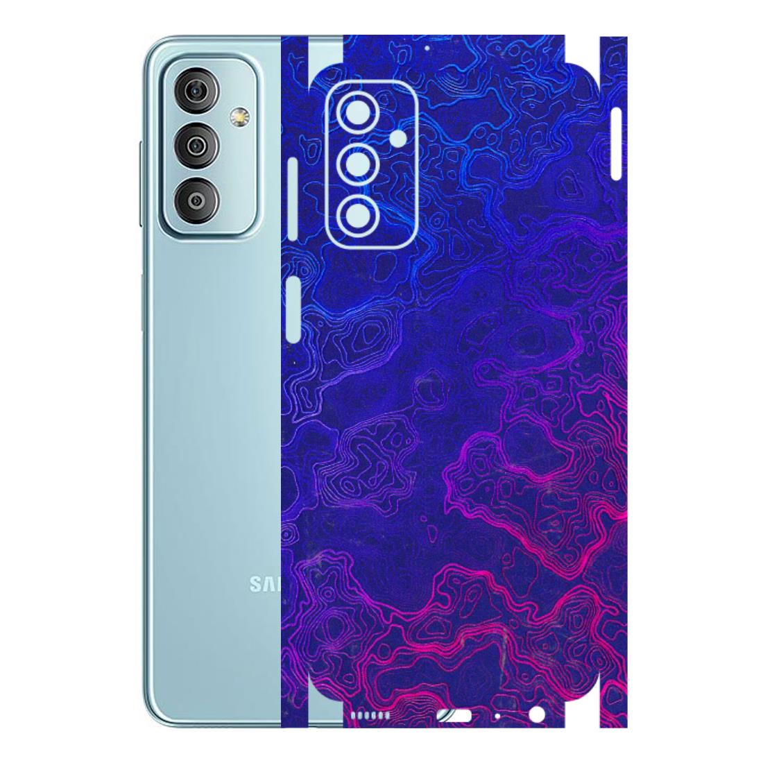 Samsung M/F/Note/Flip and C Phone Skins (All Models) - Purple Ripples Swirl - 3D Embossed Finish (L-314) Samsung Galaxy F23