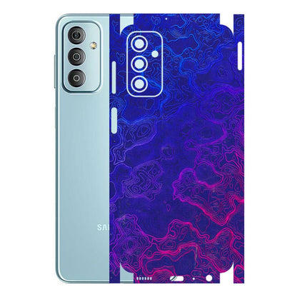 Samsung M/F/Note/Flip and C Phone Skins (All Models) - Purple Ripples Swirl - 3D Embossed Finish (L-314) Samsung Galaxy F23