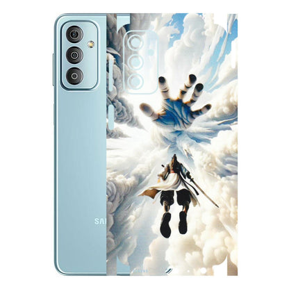 Samsung M/F/Note/Flip and C Phone Skins (All Models) - Big Hand With Monkey King - 3D Embossed Finish (L-323) Samsung Galaxy F23