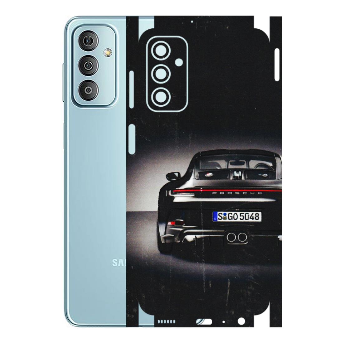 Samsung M/F/Note/Flip and C Phone Skins (All Models) - New Black Porsche GT3 - 3D Embossed Finish (L-327) Samsung Galaxy F23