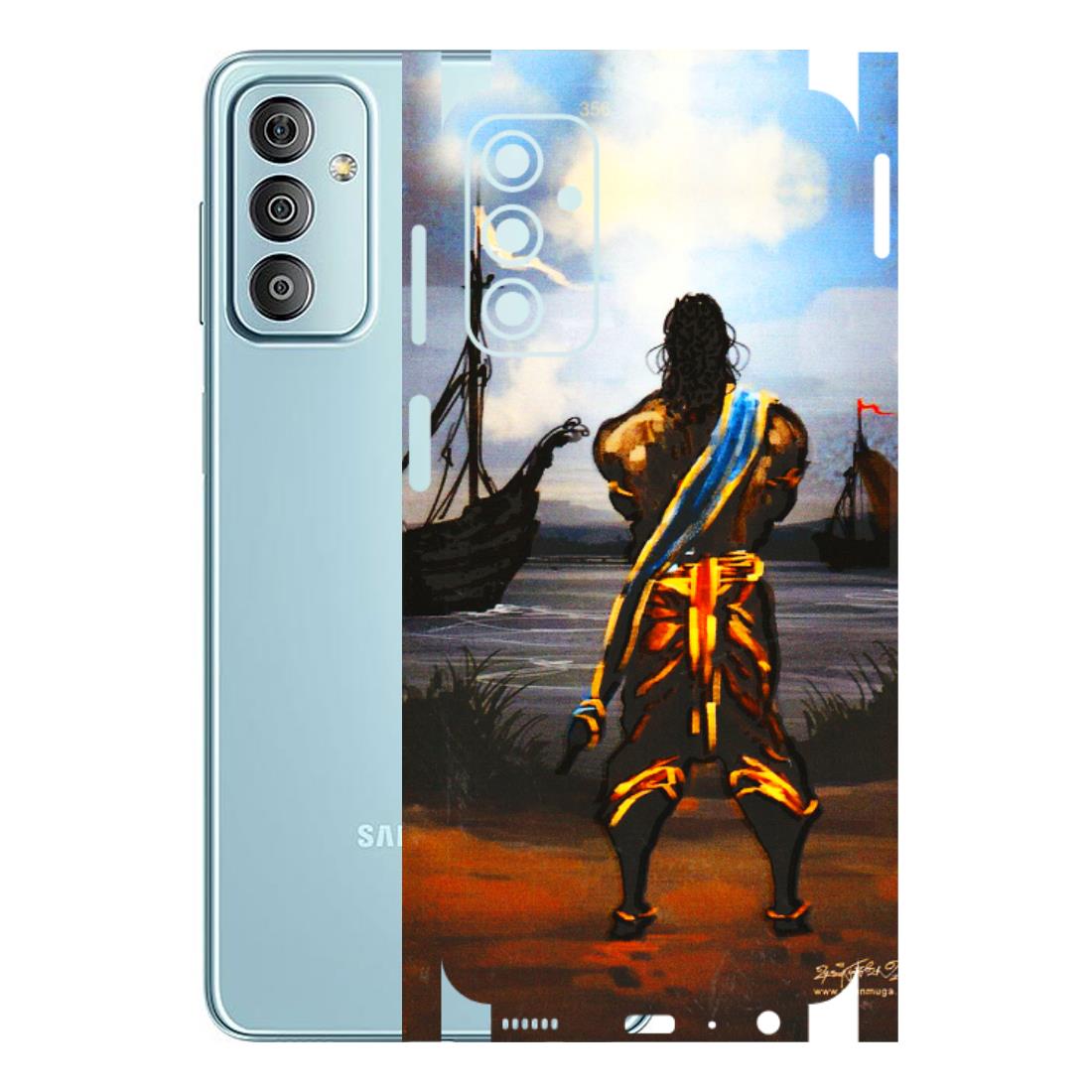 Samsung M/F/Note/Flip and C Phone Skins (All Models) - Heavenly God Figure - 3D Embossed Finish (L-34) Samsung Galaxy F23
