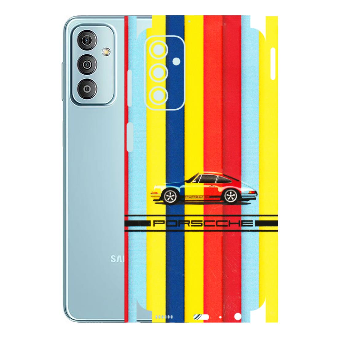 Samsung M/F/Note/Flip and C Phone Skins (All Models) - Multicolour Porche - 3D Embossed Finish (L-39) Samsung Galaxy F23