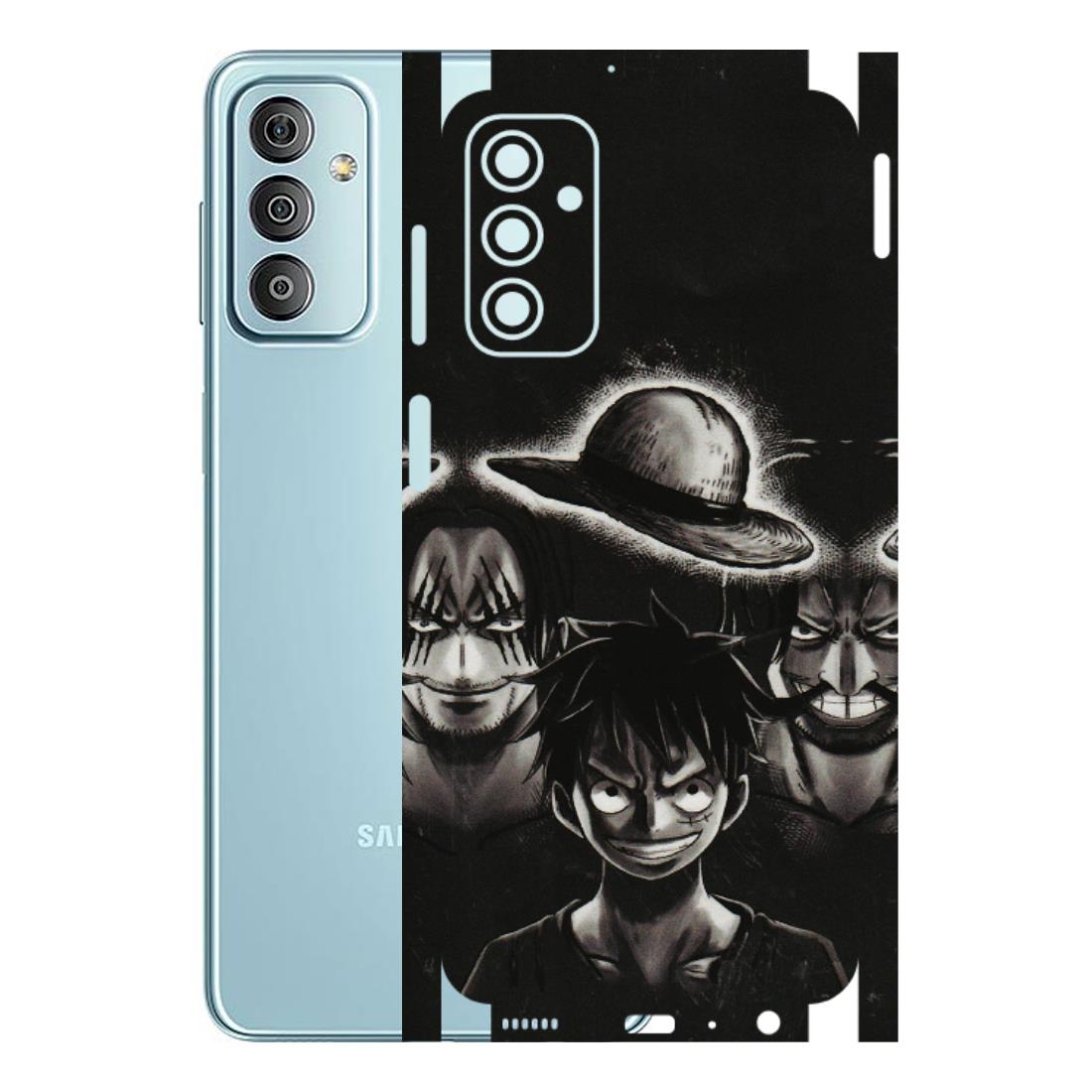 Samsung M/F/Note/Flip and C Phone Skins (All Models) - Black Luffy Hat - 3D Embossed Finish (L-57) Samsung Galaxy F23