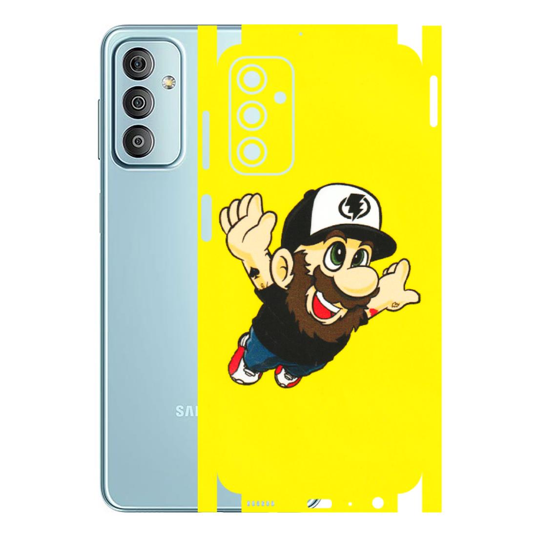 Samsung M/F/Note/Flip and C Phone Skins (All Models) - Flying Beardo - 3D Embossed Finish (L-60) Samsung Galaxy F23