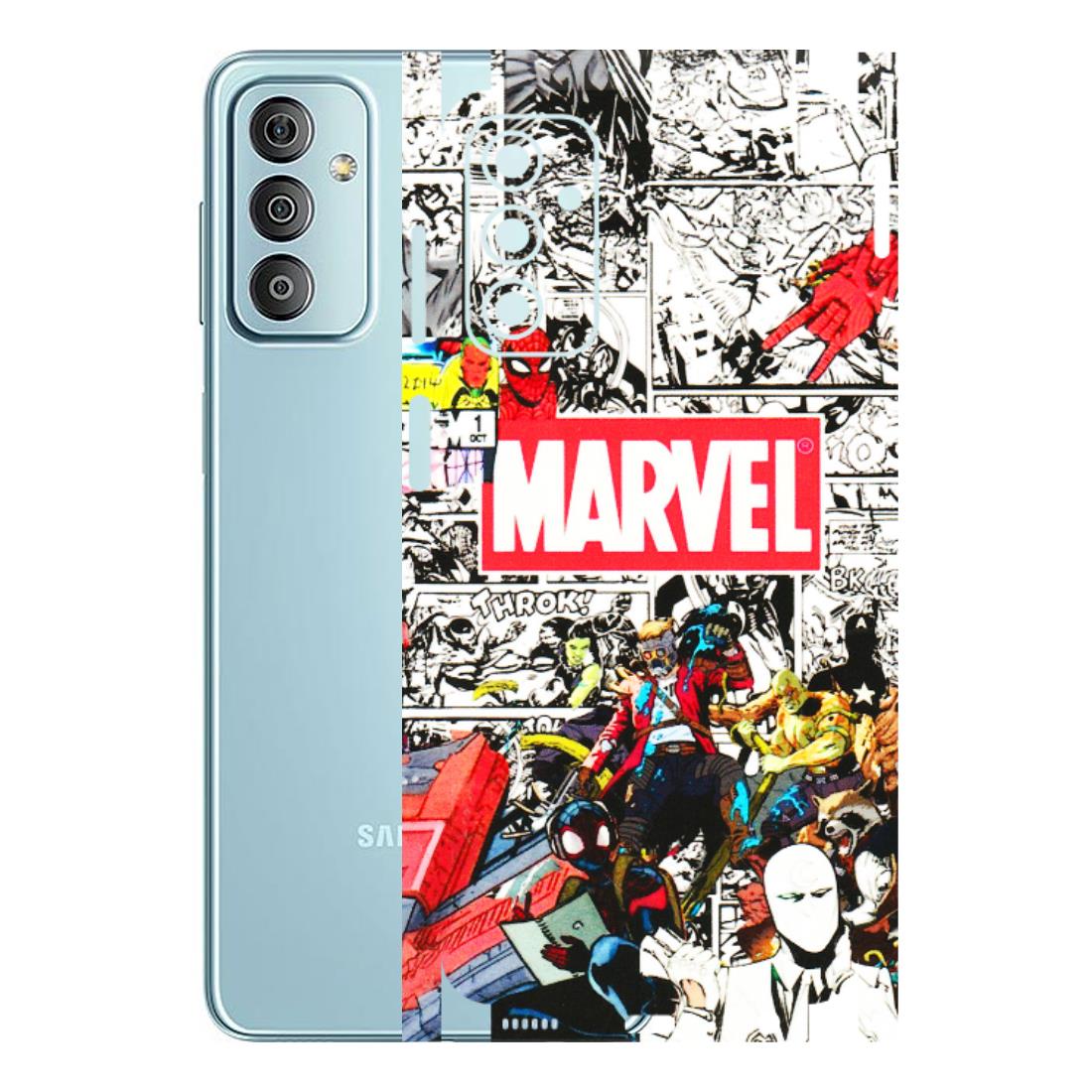 Samsung M/F/Note/Flip and C Phone Skins (All Models) - Marvel Colorful Comic - 3D Embossed Finish (L-64) Samsung Galaxy F23