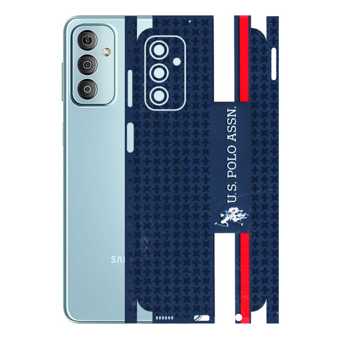 Samsung M/F/Note/Flip and C Phone Skins (All Models) - US POLO Designer Brand - 3D Embossed Finish (L-65) Samsung Galaxy F23
