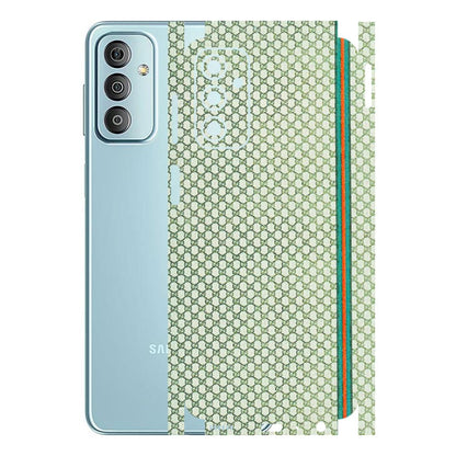 Samsung M/F/Note/Flip and C Phone Skins (All Models) - Gucci Fabric Pattern - 3D Embossed Finish (L-73) Samsung Galaxy F23