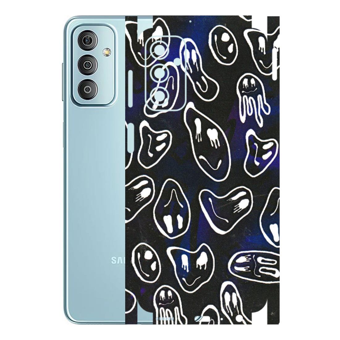 Samsung M/F/Note/Flip and C Phone Skins (All Models) - Distorted Smileys - 3D Embossed Finish (L-92) Samsung Galaxy F23