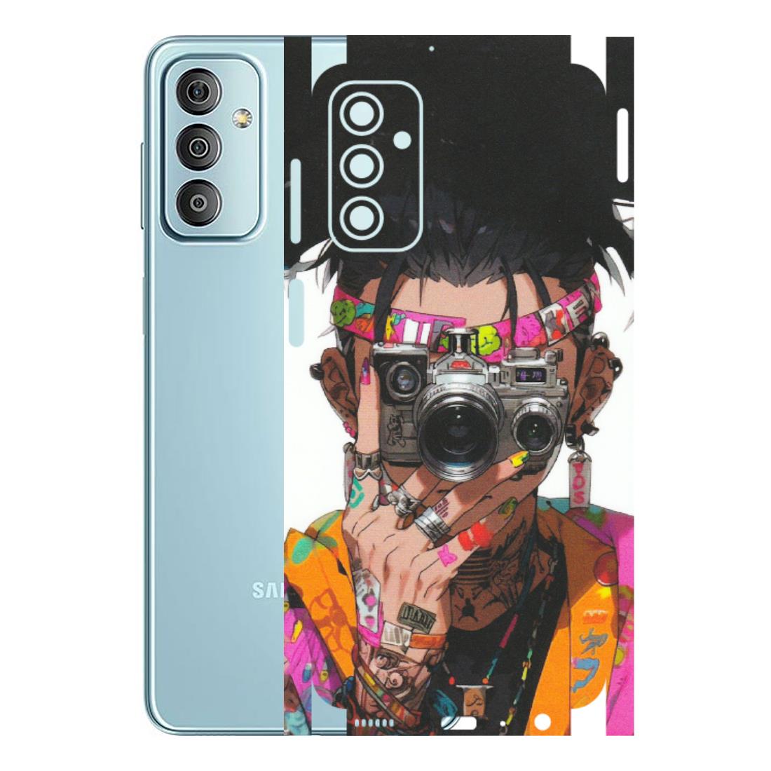Samsung M/F/Note/Flip and C Phone Skins (All Models) - Camera Lover Girl - Matte Finish (M-09) Samsung Galaxy F23