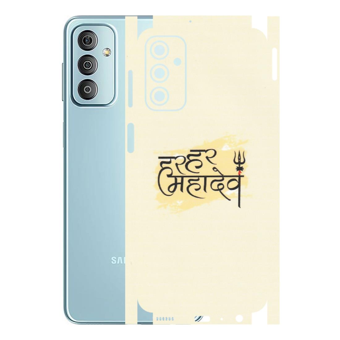 Samsung M/F/Note/Flip and C Phone Skins (All Models) - Har Har Mahadev - Matte Finish (M-10) Samsung Galaxy F23