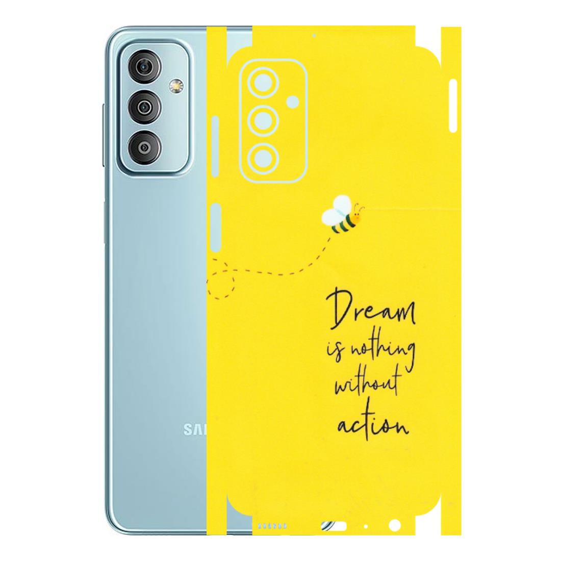 Samsung M/F/Note/Flip and C Phone Skins (All Models) - Dream Is Nothing Without Action - Matte Finish (M-138) Samsung Galaxy F23