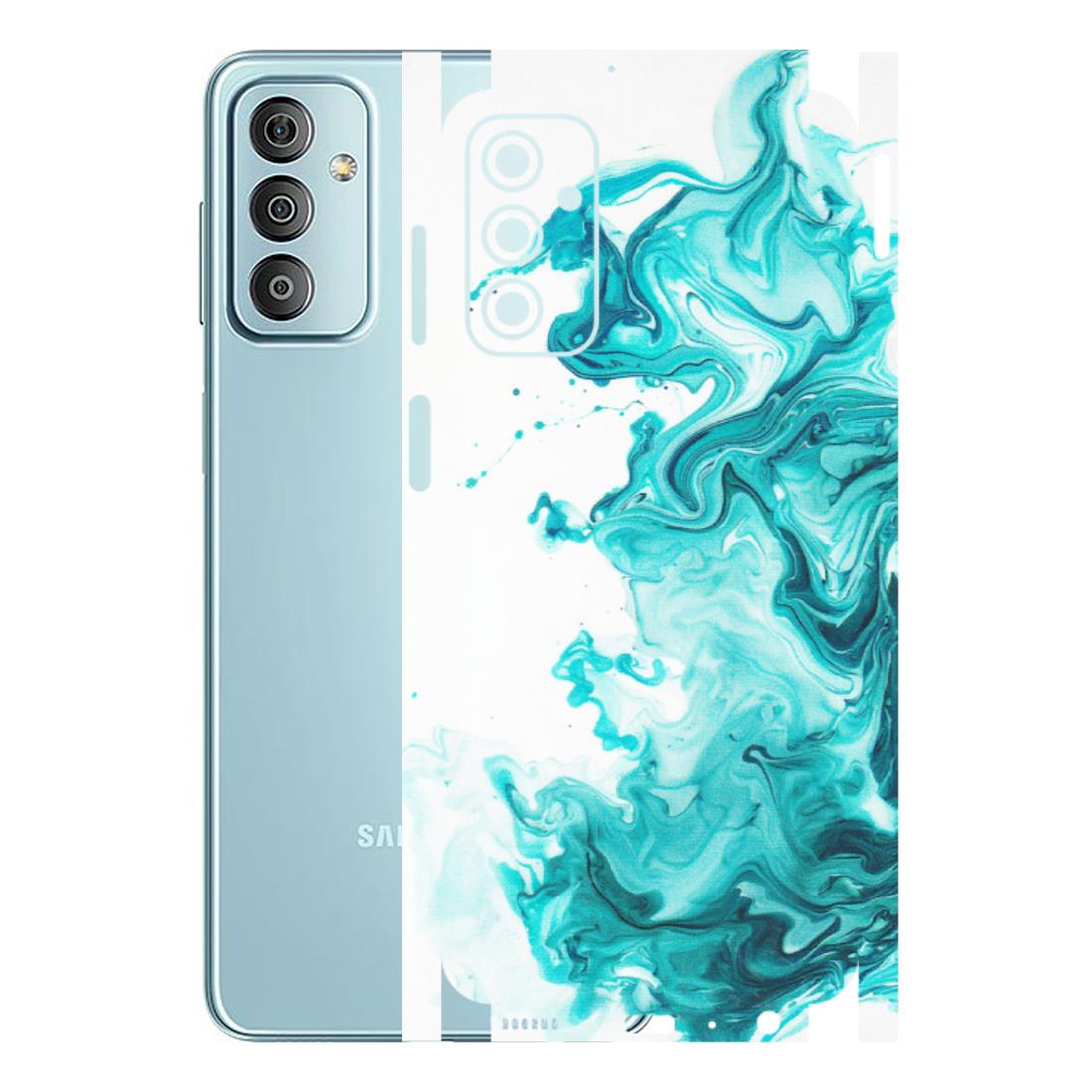 Samsung M/F/Note/Flip and C Phone Skins (All Models) - Sky Blue Abstract Colour - Matte Finish (M-146) Samsung Galaxy F23
