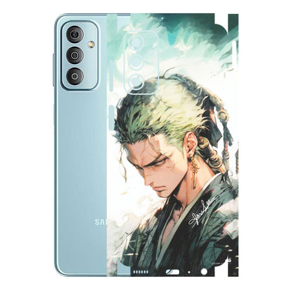 Samsung M/F/Note/Flip and C Phone Skins (All Models) - Pirate Hunter One Piece Anime - Matte Finish (M-157) Samsung Galaxy F23