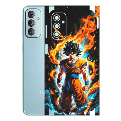 Samsung M/F/Note/Flip and C Phone Skins (All Models) - Goku Transformation Anime - Matte Finish (M-159) Samsung Galaxy F23