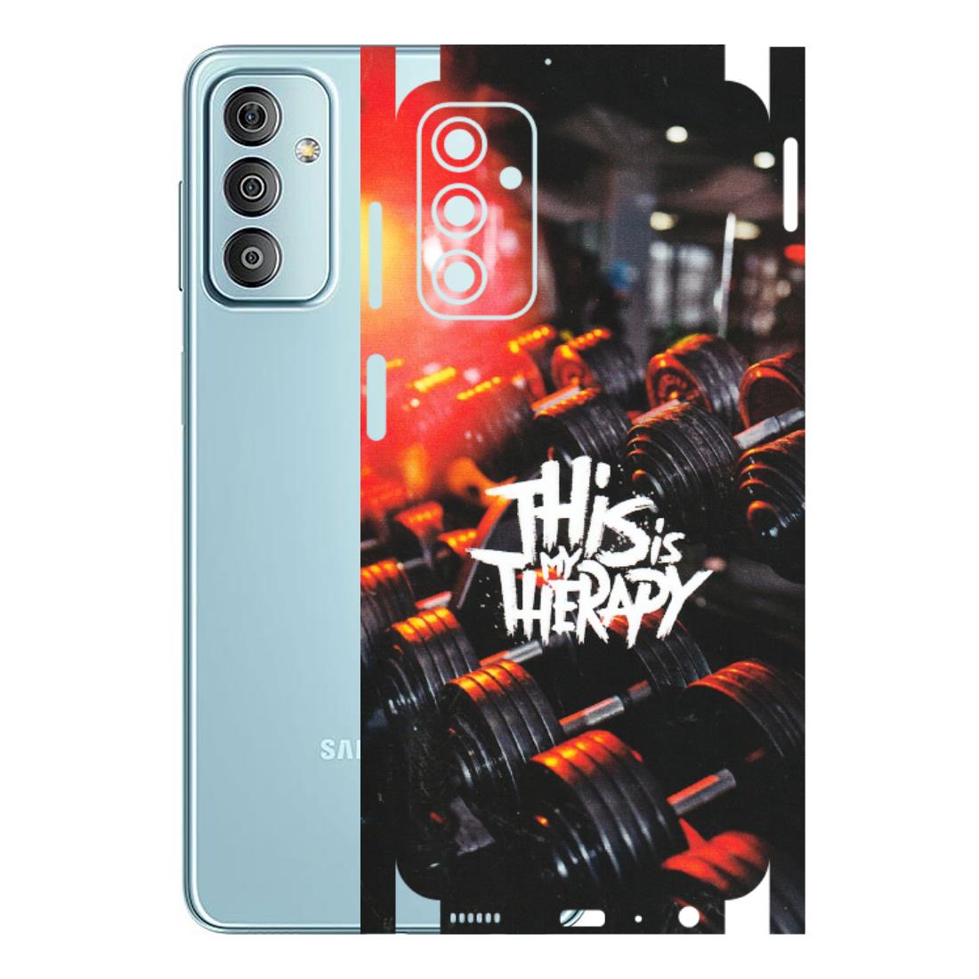 Samsung M/F/Note/Flip and C Phone Skins (All Models) - GYM Lover Therapy - Matte Finish (M-160) Samsung Galaxy F23